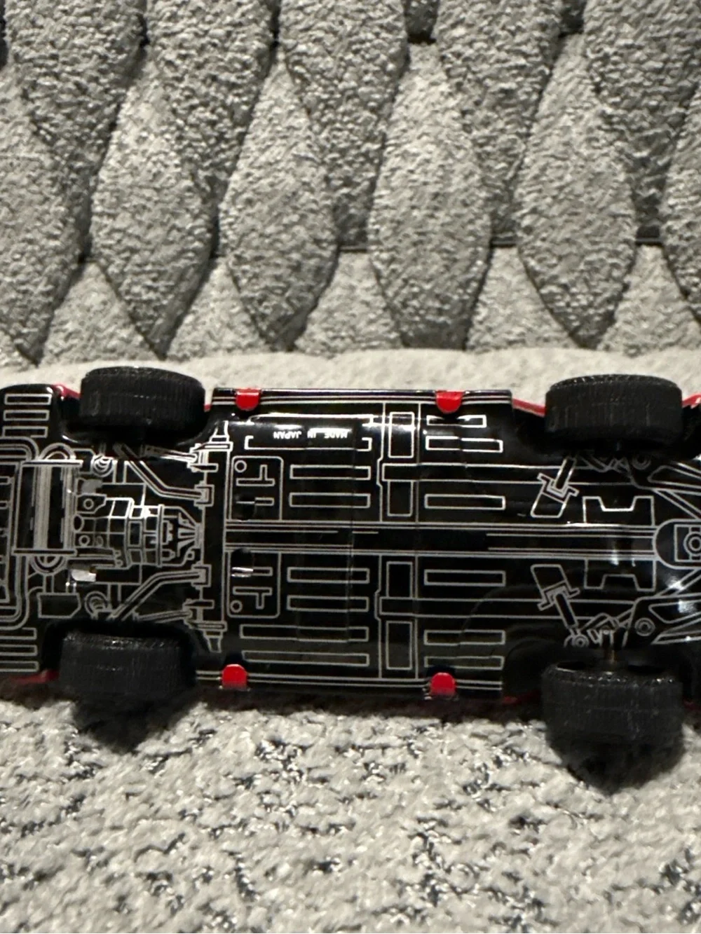 VINTAGE 1960S TIN PLATE FRICTION DRIVE KASHIWAI LUCKY TOY JAPAN MG SPORTS CAR